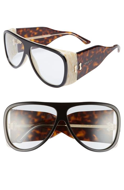 occhiali aviator gucci|gucci oversized aviator sunglasses.